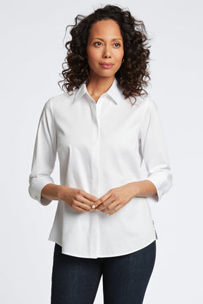 Luna No Iron Stretch Sateen Shirt