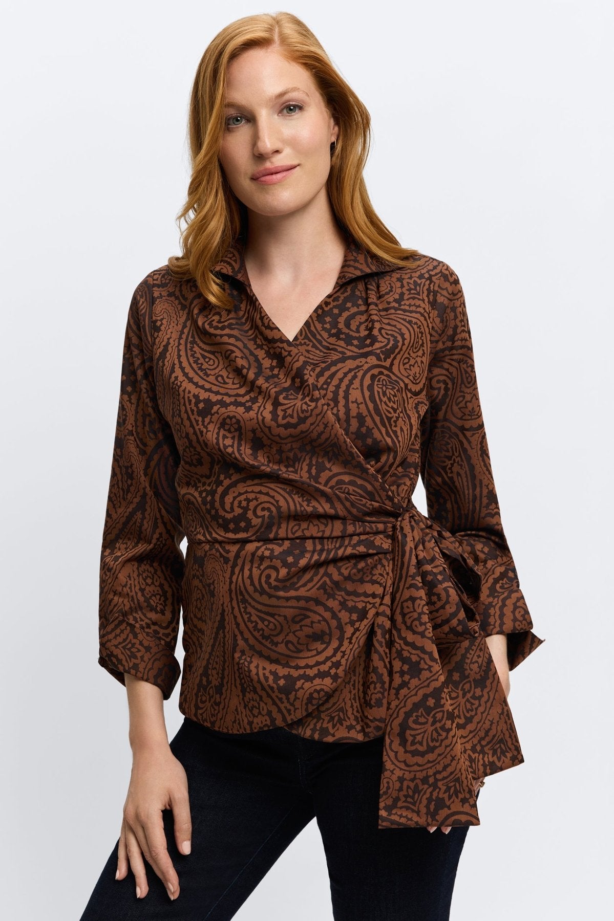 Salina No Iron Paisley Jacquard Shirt