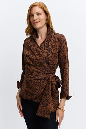 Salina No Iron Paisley Jacquard Shirt