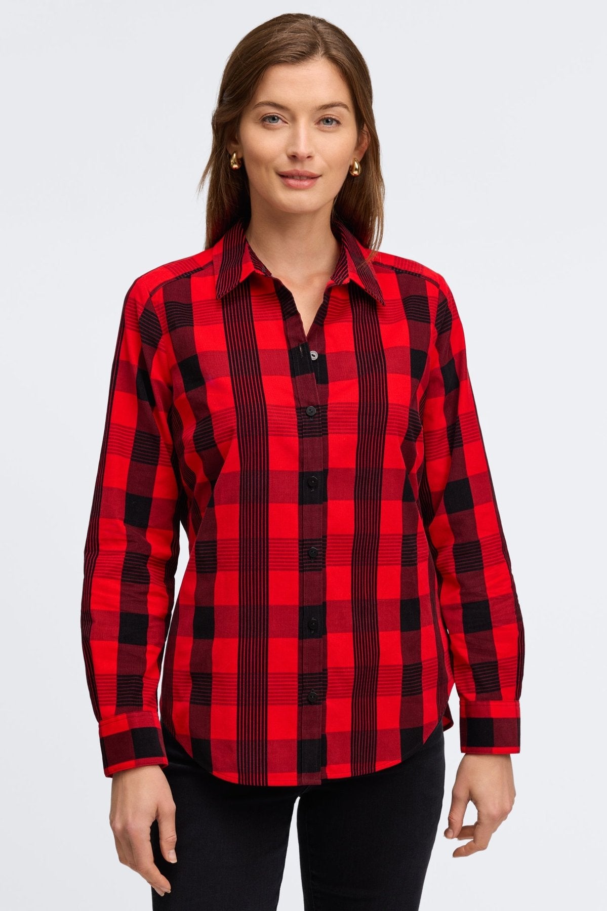 Haven No Iron Buffalo Check Corduroy Shirt