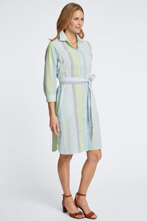 Rocca Seersucker Stripe Dress