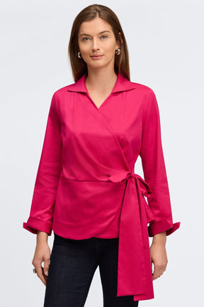 Salina No Iron Stretch Matte Sateen Shirt