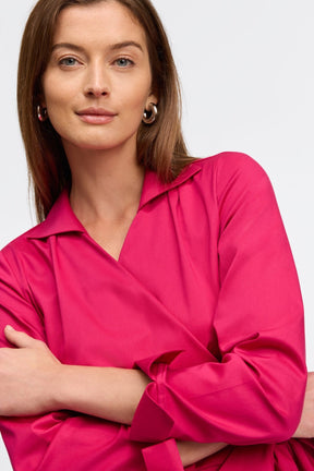 Salina No Iron Stretch Matte Sateen Shirt