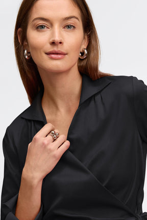 Salina No Iron Stretch Matte Sateen Shirt