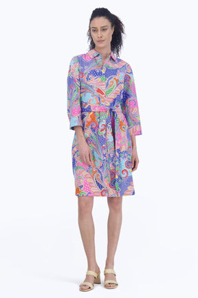 Rocca No Iron Multicolor Paisley Dress