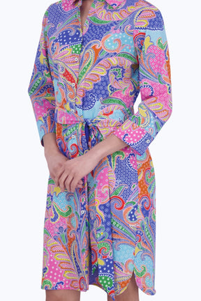 Rocca No Iron Multicolor Paisley Dress