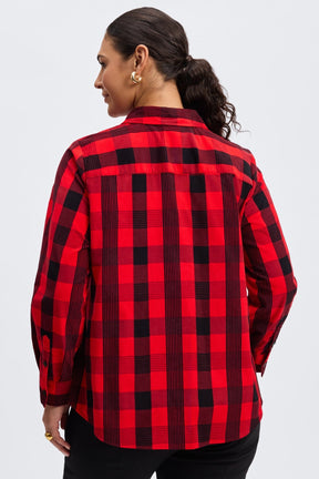 Haven Plus No Iron Buffalo Check Corduroy Shirt