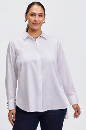 Pearl Plus No Iron Stretch Matte Sateen Shirt