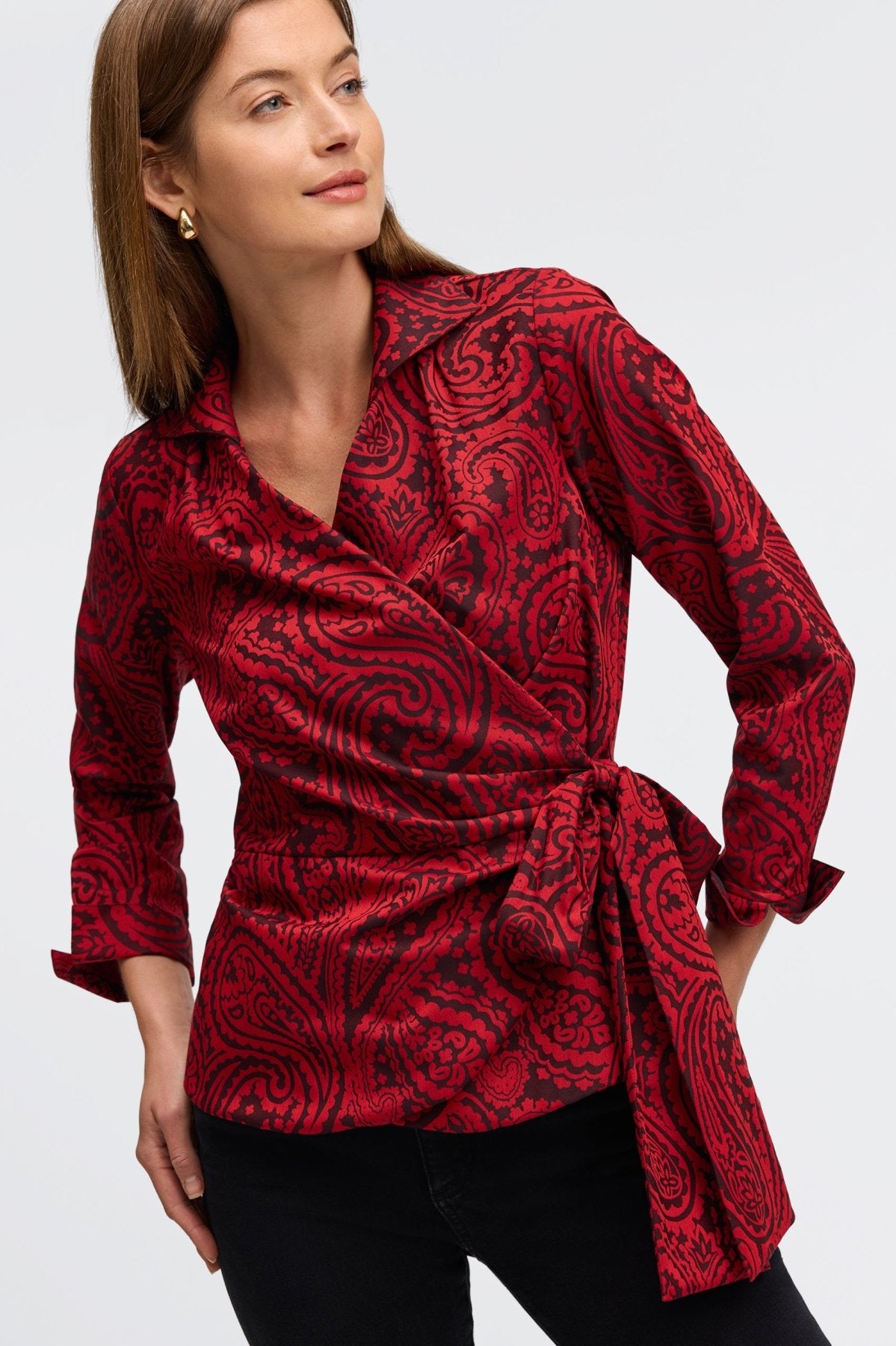 Salina No Iron Paisley Jacquard Shirt