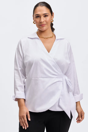 Salina Plus No Iron Stretch Matte Sateen Shirt