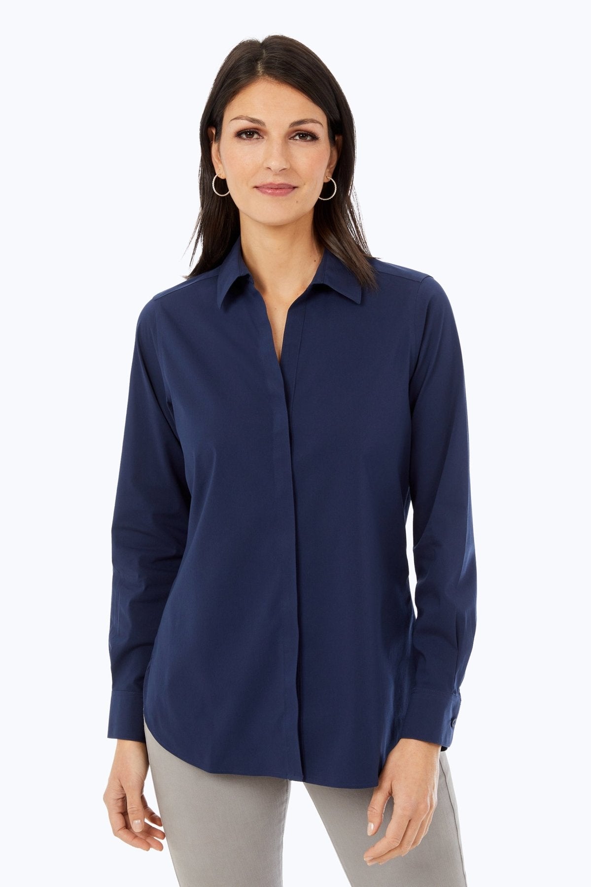 Kylie Essential Stretch Non-Iron Shirt