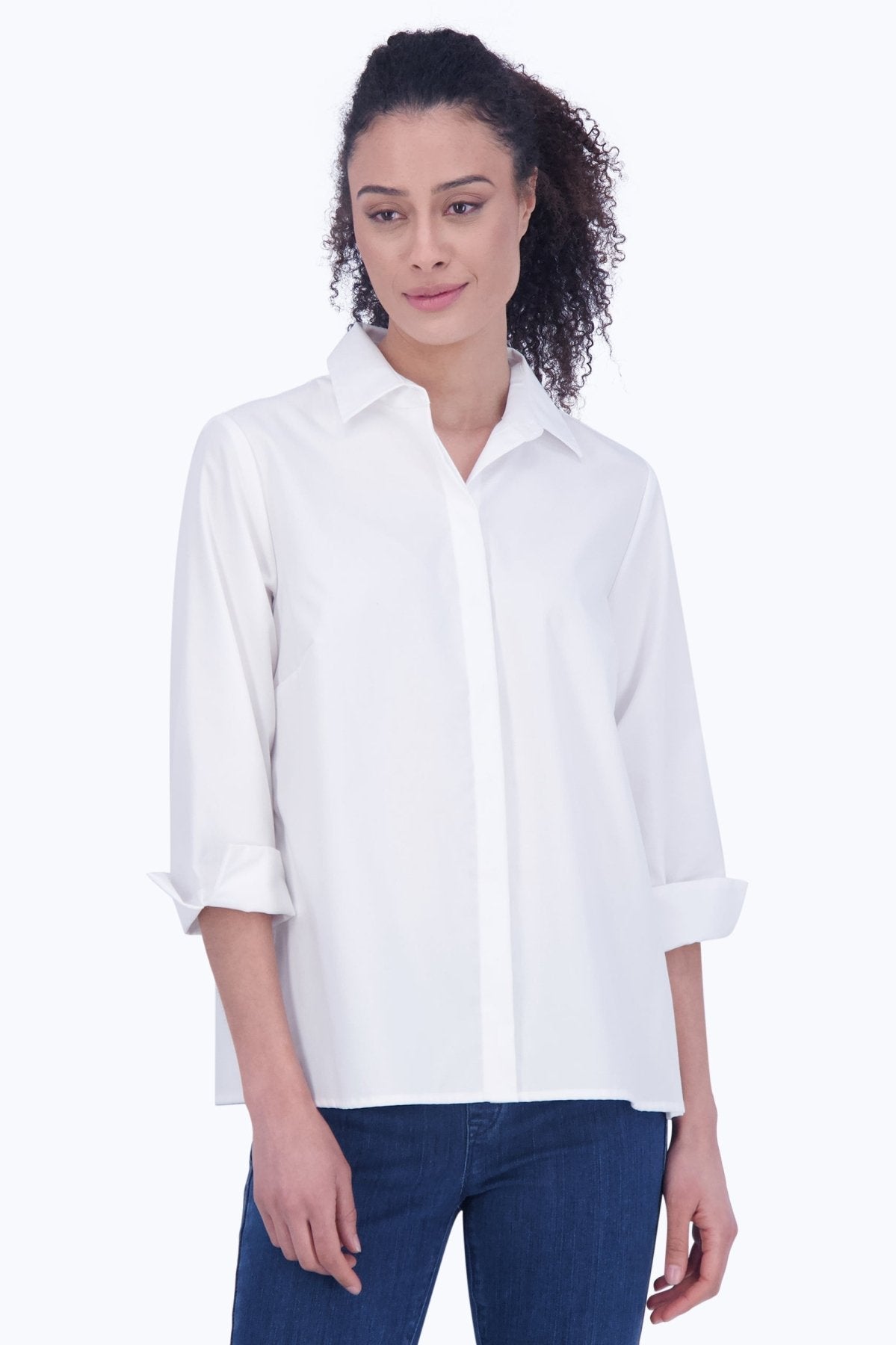 Beatrice Plus No Iron Cavalry Twill Shirt