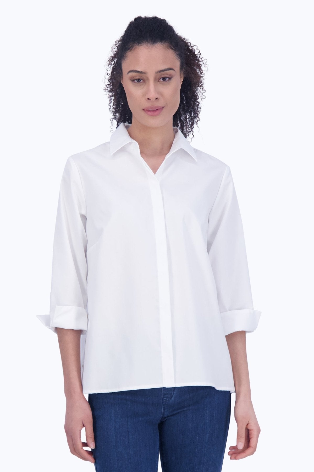 Beatrice Plus No Iron Cavalry Twill Shirt