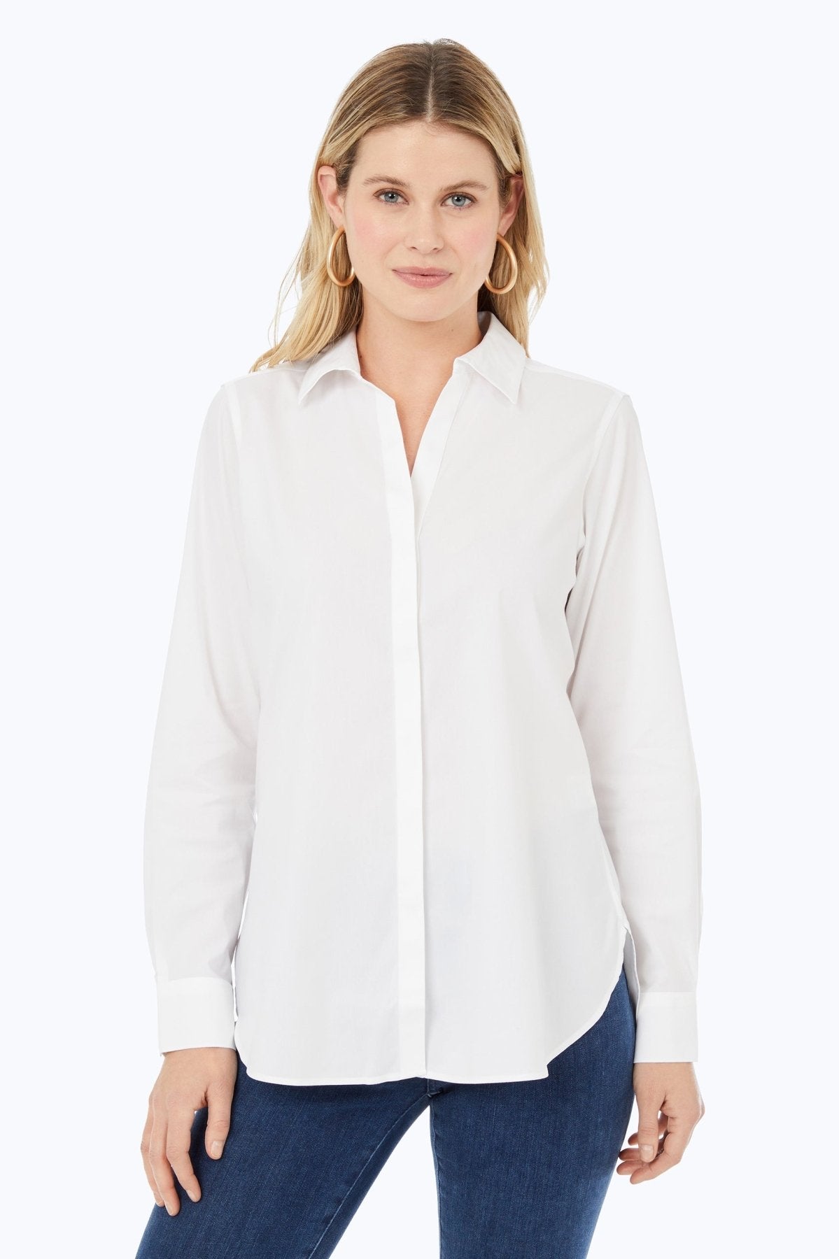 Kylie Essential Stretch No Iron Shirt