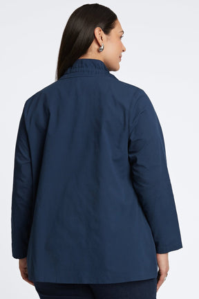 Carolina Plus Seersucker Long Sleeve Shirt Jacket