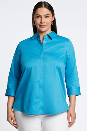 Luna Plus No Iron Stretch Sateen Shirt