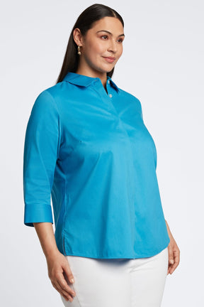 Luna Plus No Iron Stretch Sateen Shirt