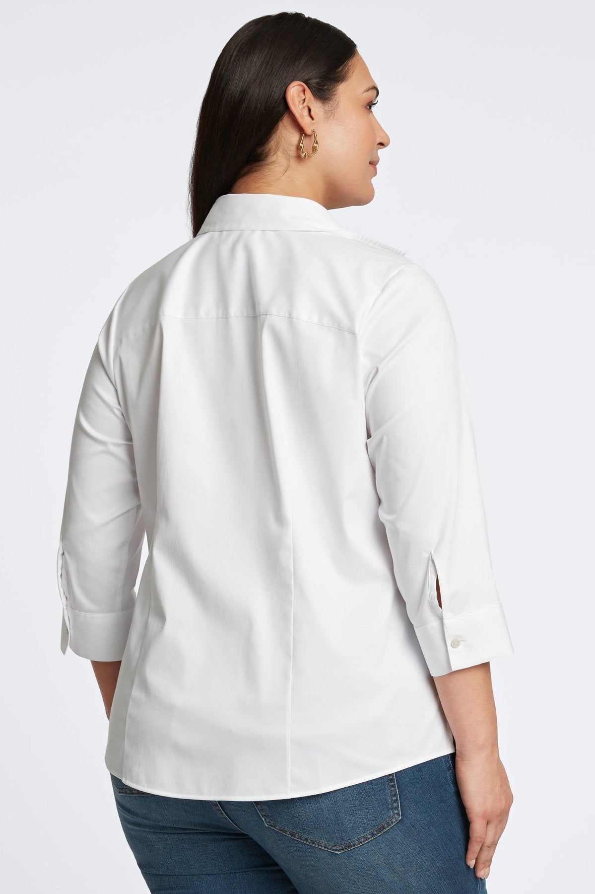 Luna Plus No Iron Stretch Sateen Shirt