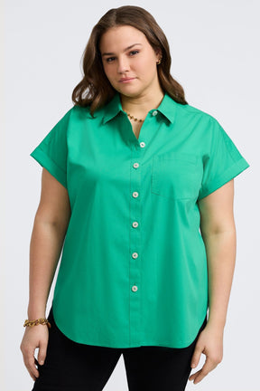 Abigail Plus Stretch No Iron Short Sleeve Shirt