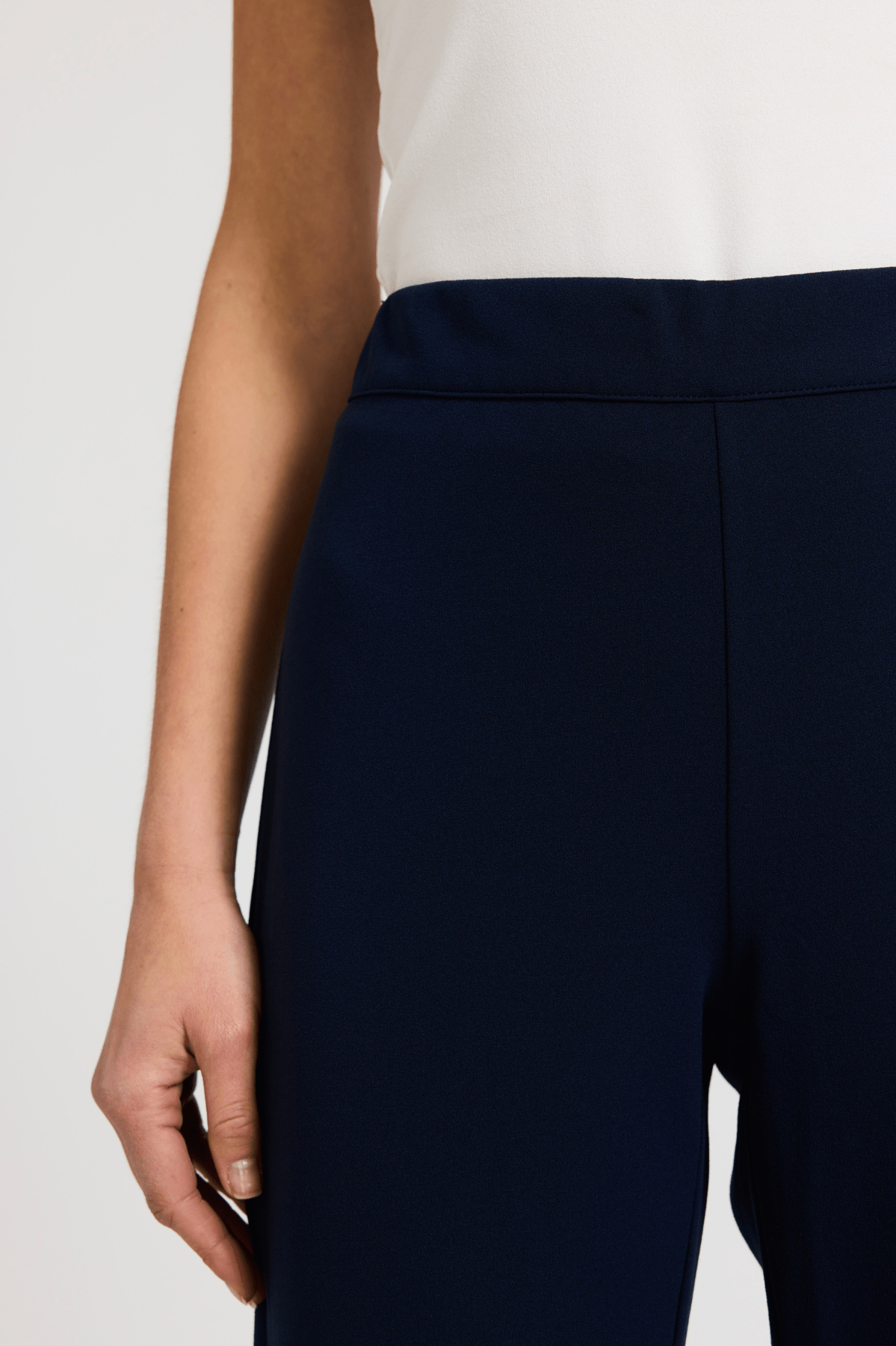 Louisa Plus Knit Crepe Pants