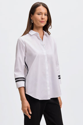 Brooke No Iron Pinpoint 3/4 Sleeve Shirt