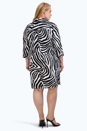 Angel Plus Zebra Jersey Dress
